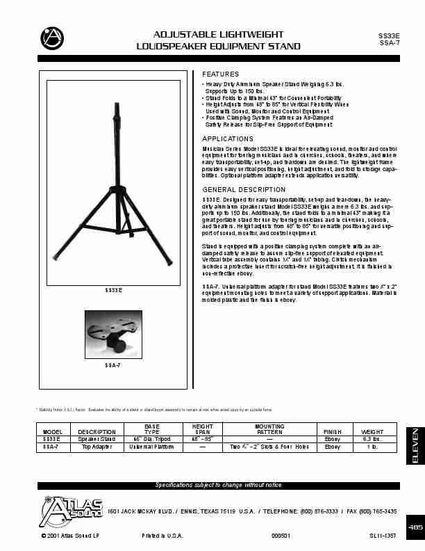 Atlas Sound Speaker SS33E-page_pdf